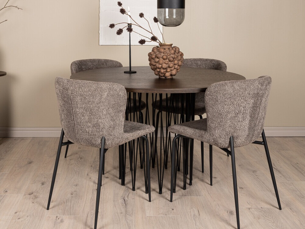 Set de mese Dallas 3379 (Maro + Negru)