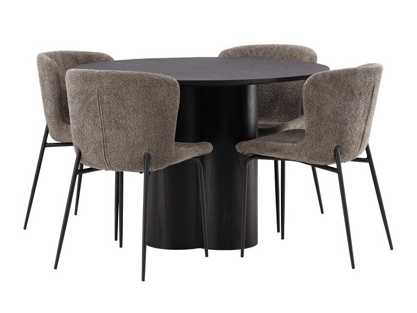 Set de mese Dallas 3432 (Maro + Negru)