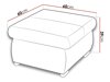 Taburet Comfivo 142 (Magic Velvet 2243)