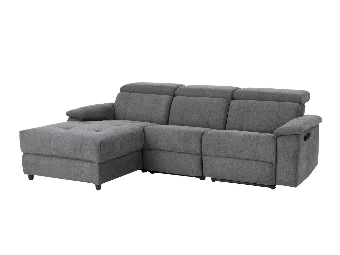 Colțar cu recliner Denton 1503 (Antracit)