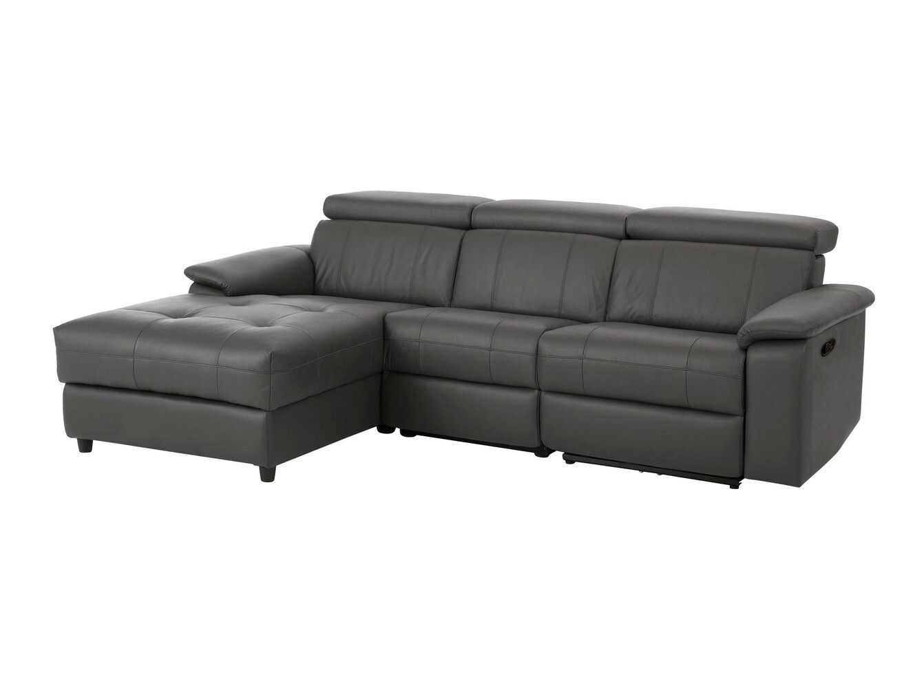 Colțar cu recliner Denton 1503 (Gri)
