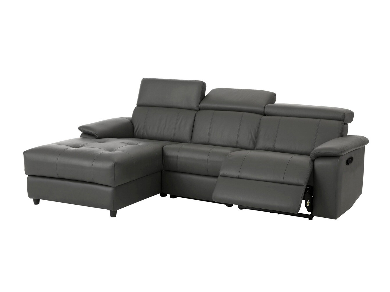 Colțar cu recliner Denton 1503 (Gri)