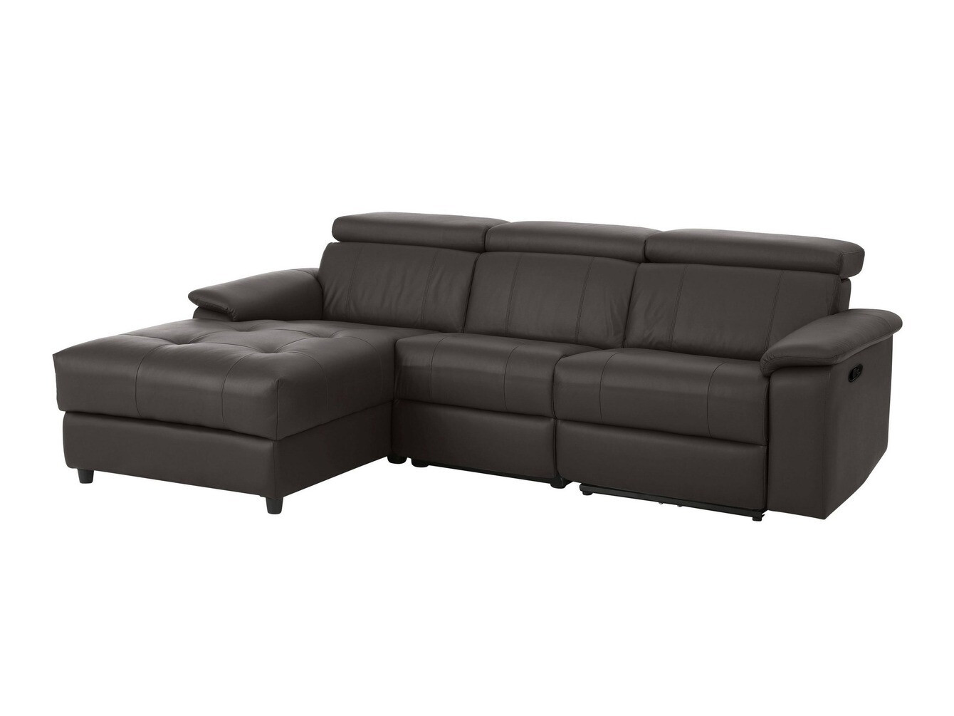 Colțar cu recliner Denton 1503 (Maro)