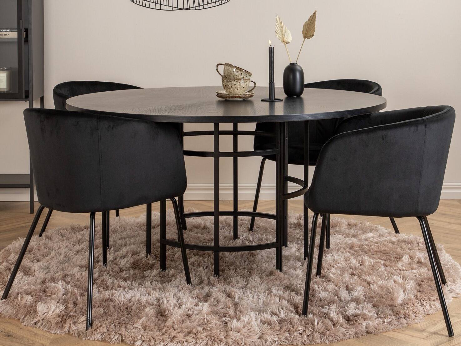 Set de mese Dallas 2381 (Negru)