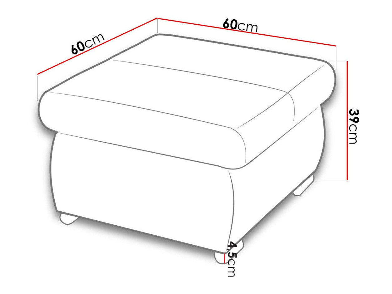 Taburet Comfivo 122 (Uttario Velvet 2951)