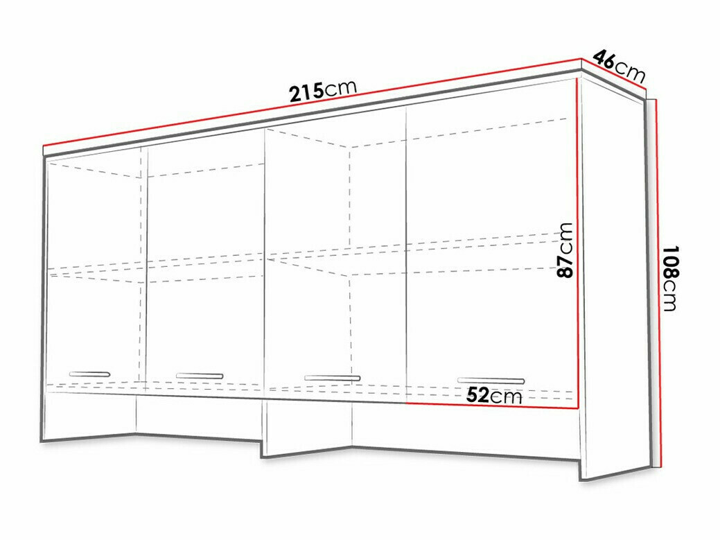 Bufet Concept Pro Lenart II (Alb)