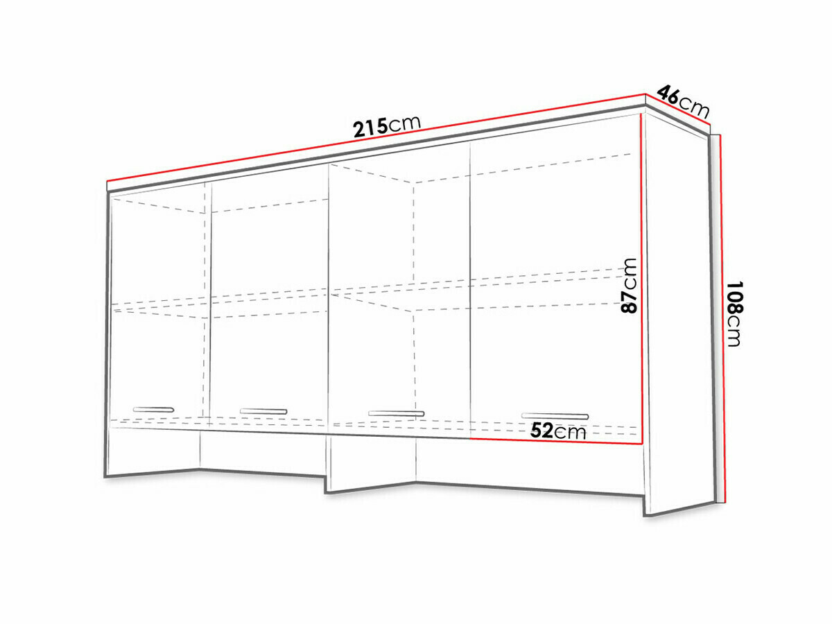 Bufet Concept Pro Lenart II (Gri)