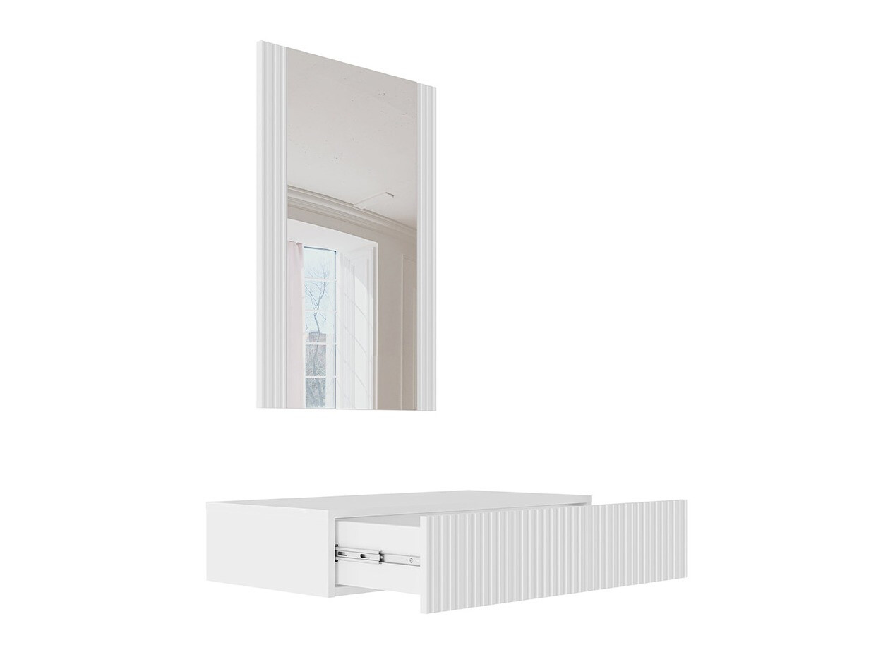 Măsuță de machiaj Dicto (Alb)