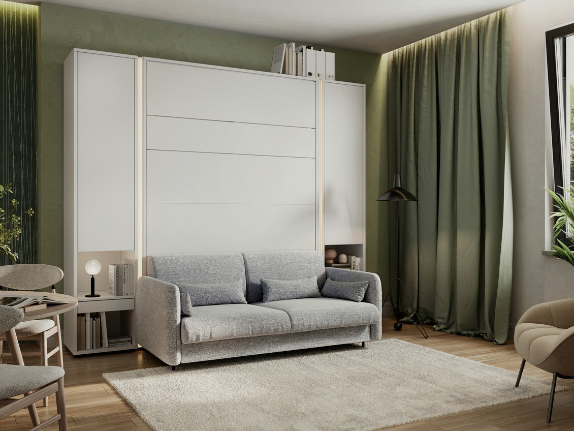 Pat rabatabil Concept Pro Lenart VII (Alb + Gri)