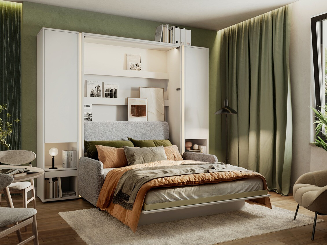 Pat rabatabil Concept Pro Lenart VII (Alb + Gri)