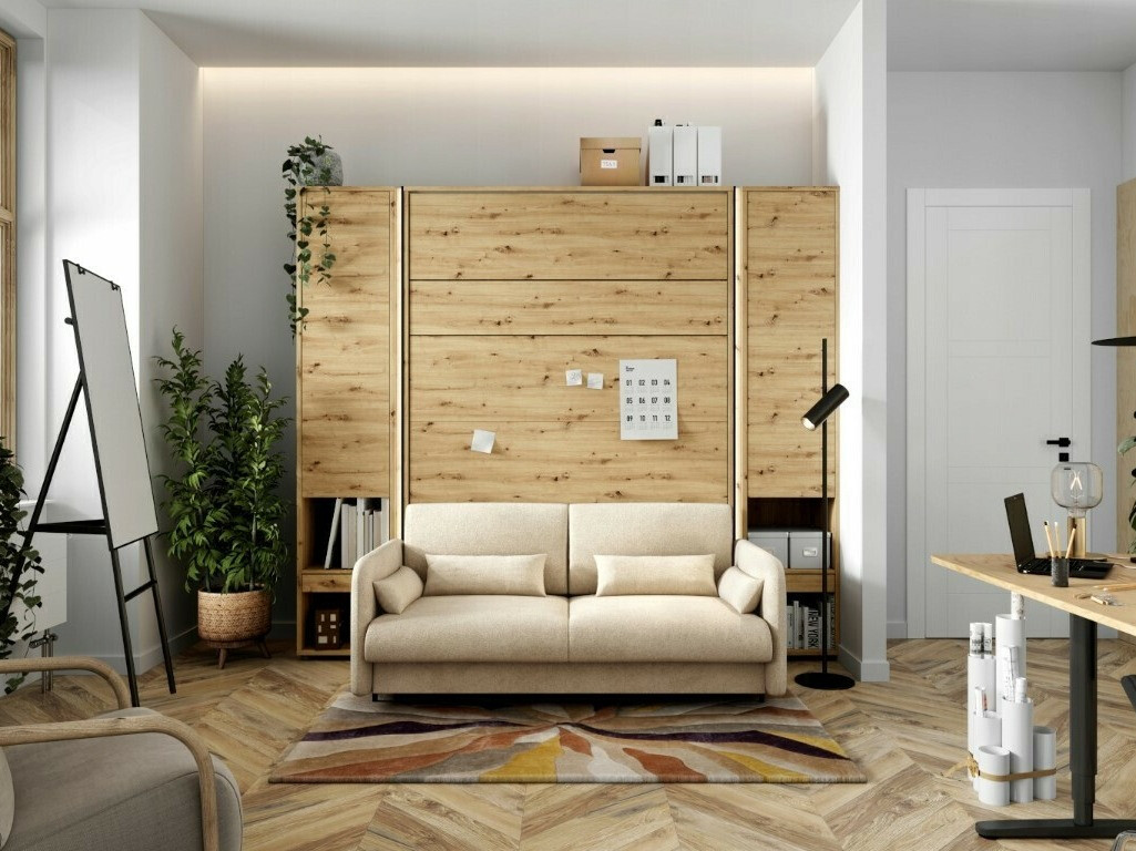 Pat rabatabil Concept Pro Lenart VII (Stejar artizan + Bej)