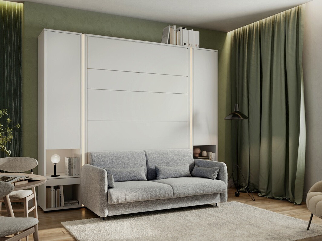 Set de mobilier Concept Pro Lenart VI (Alb + Gri)