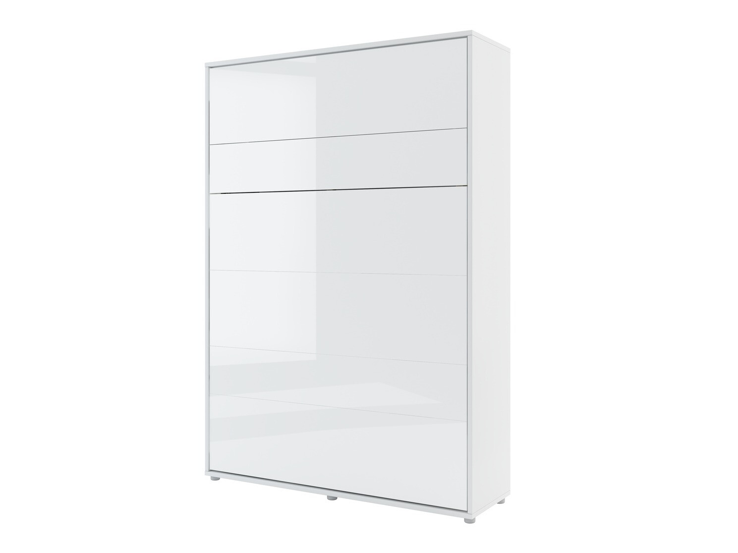 Set de mobilier Concept Pro Lenart VI (Alb lucios + Alb + Albastru)
