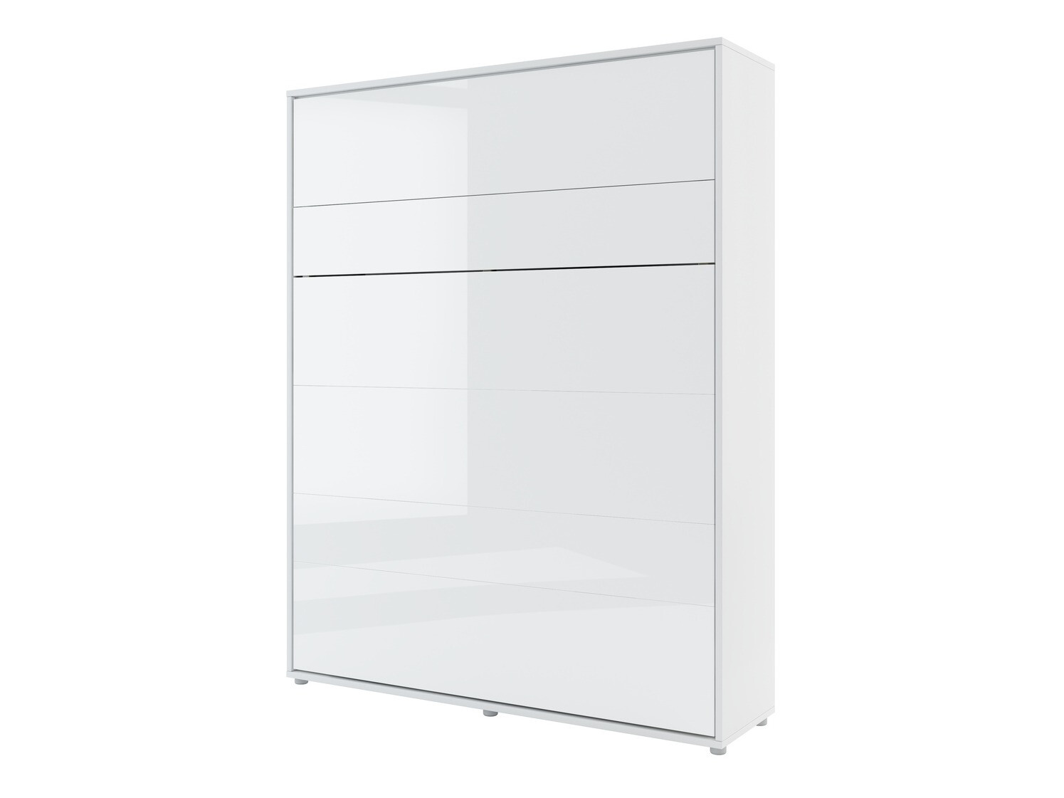 Set de mobilier Concept Pro Lenart VI (Alb lucios + Alb + Albastru)