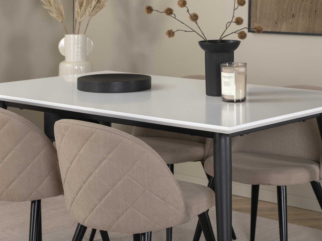 Set de mese Dallas 2738 (Bej + Negru)