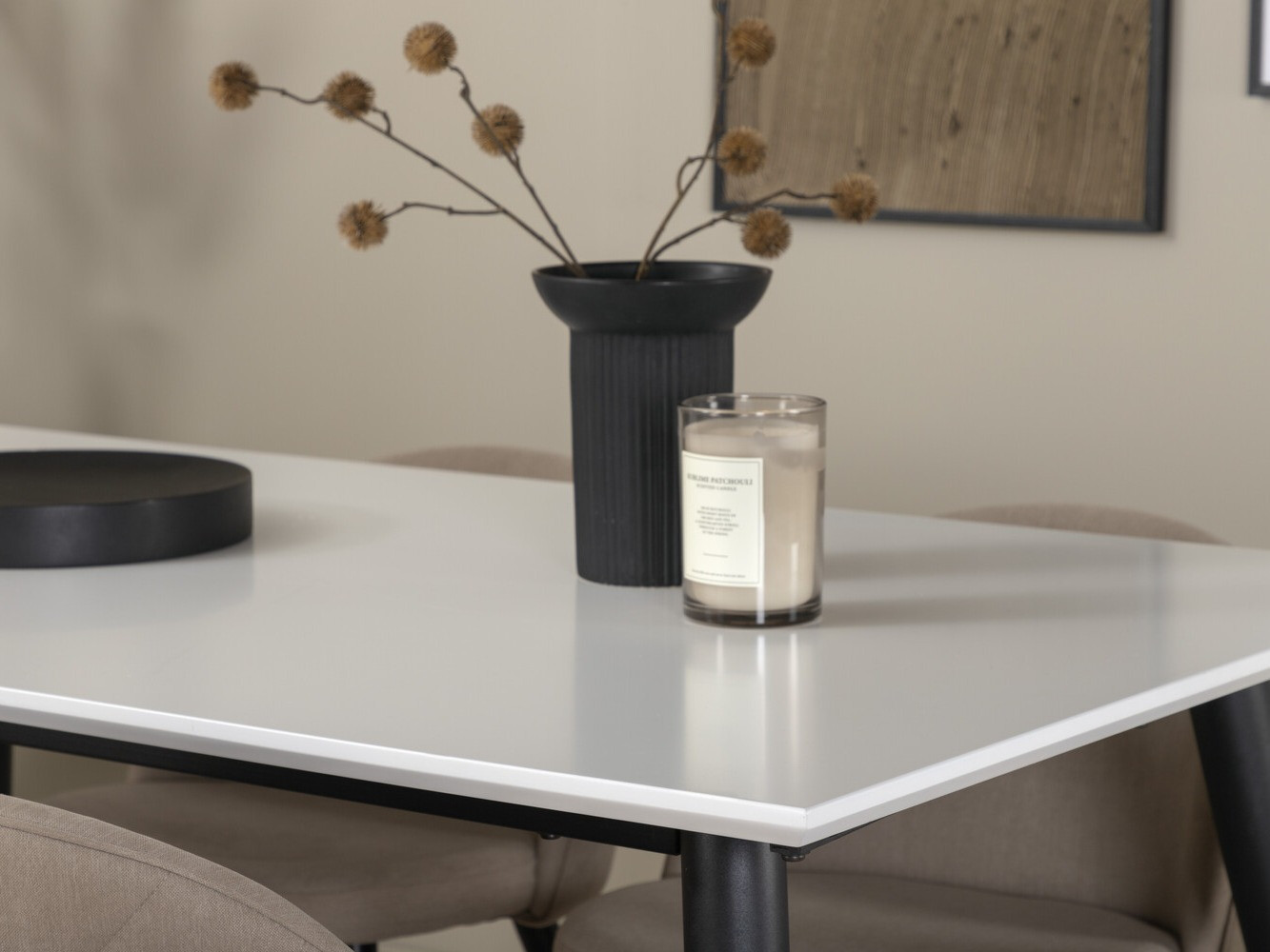 Set de mese Dallas 2738 (Bej + Negru)