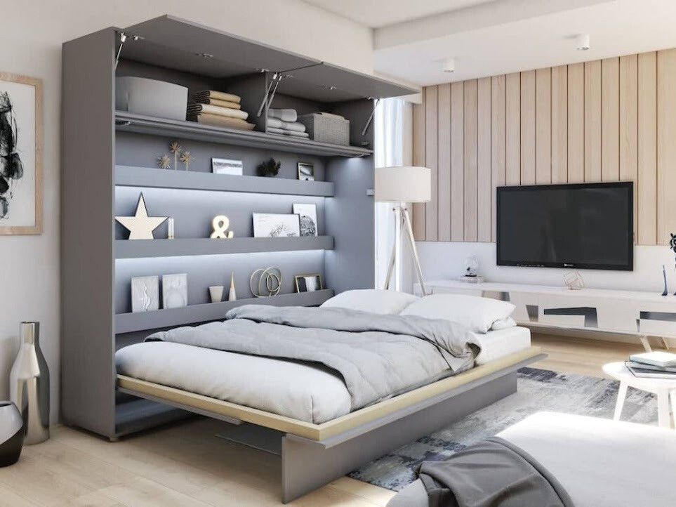 Dulap de perete Concept Pro Lenart (Gri)
