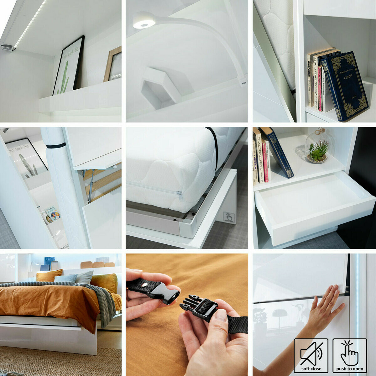 Pat rabatabil Concept Pro Lenart Levfere 102 (Alb)