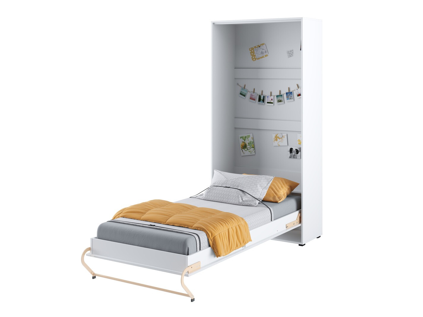 Set de mobilier Concept Pro Lenart XI (Alb lucios + Alb)