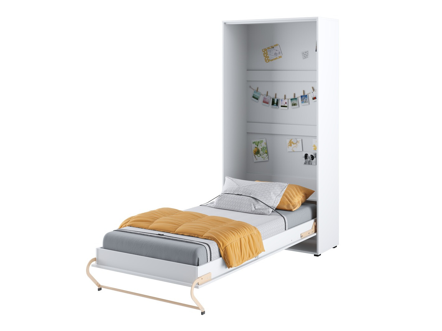 Set de mobilier Concept Pro Lenart XI (Alb lucios + Alb)
