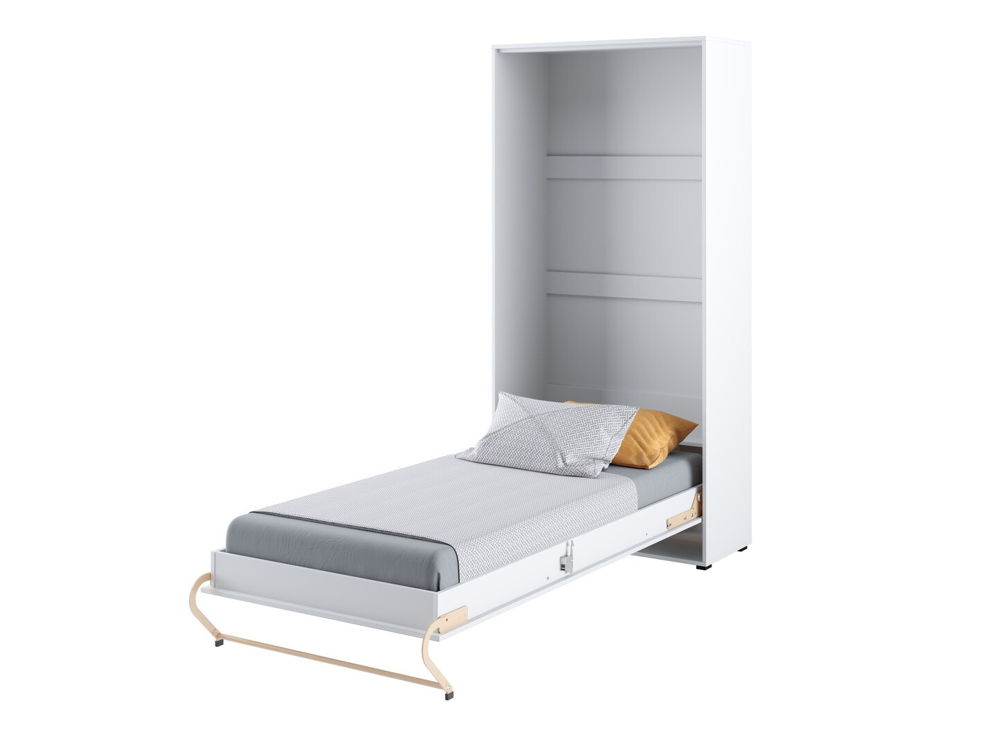Set de mobilier Concept Pro Lenart XI (Alb lucios + Alb)