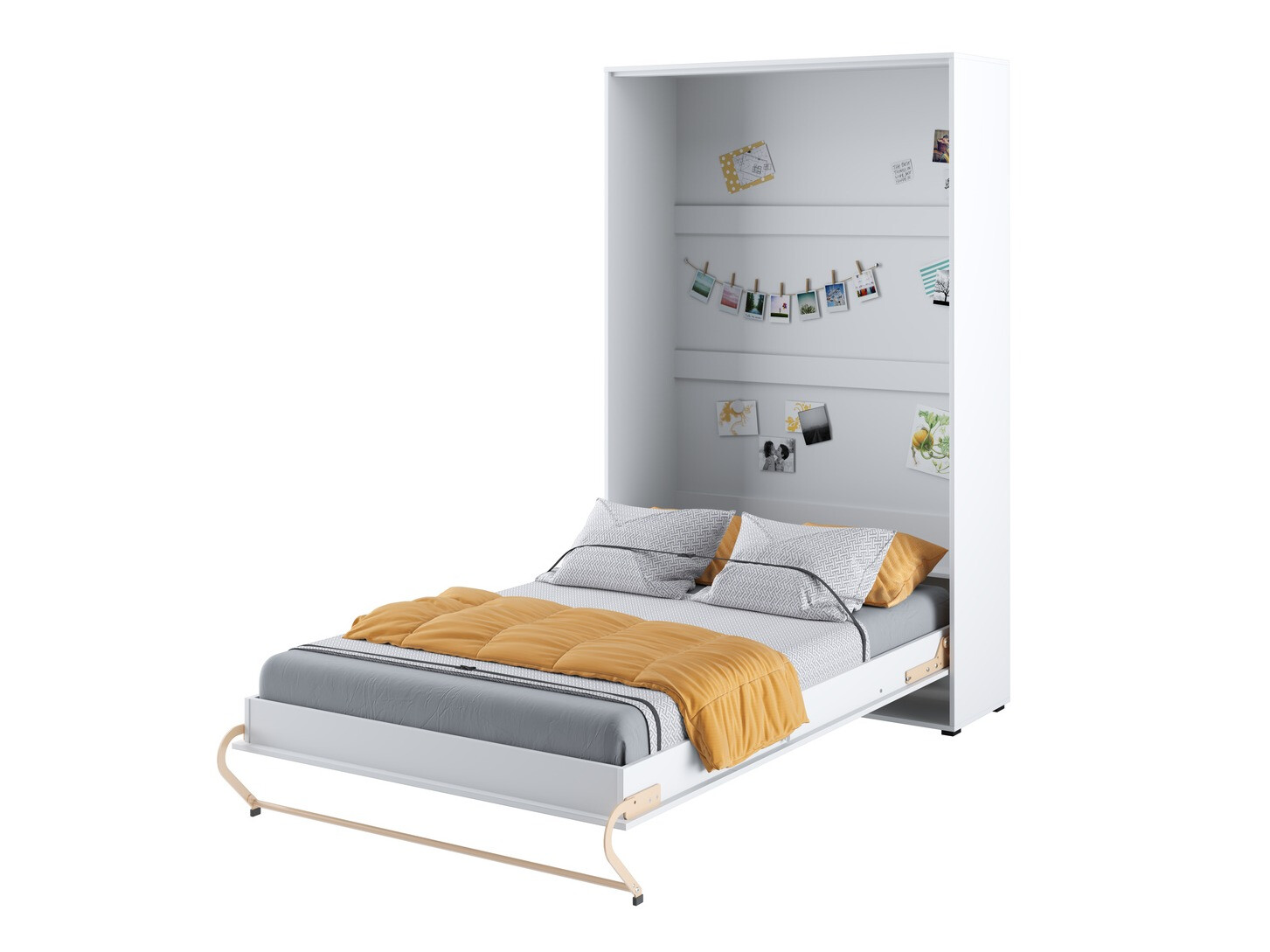 Set de mobilier Concept Pro Lenart XI (Alb lucios + Alb)
