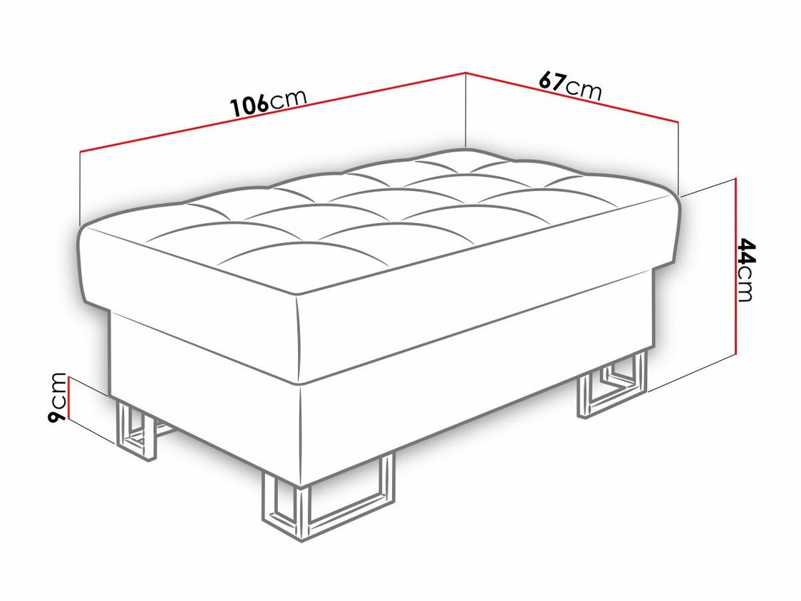 Bancă tapițată Comfivo Anima (Magic Velvet 2219)