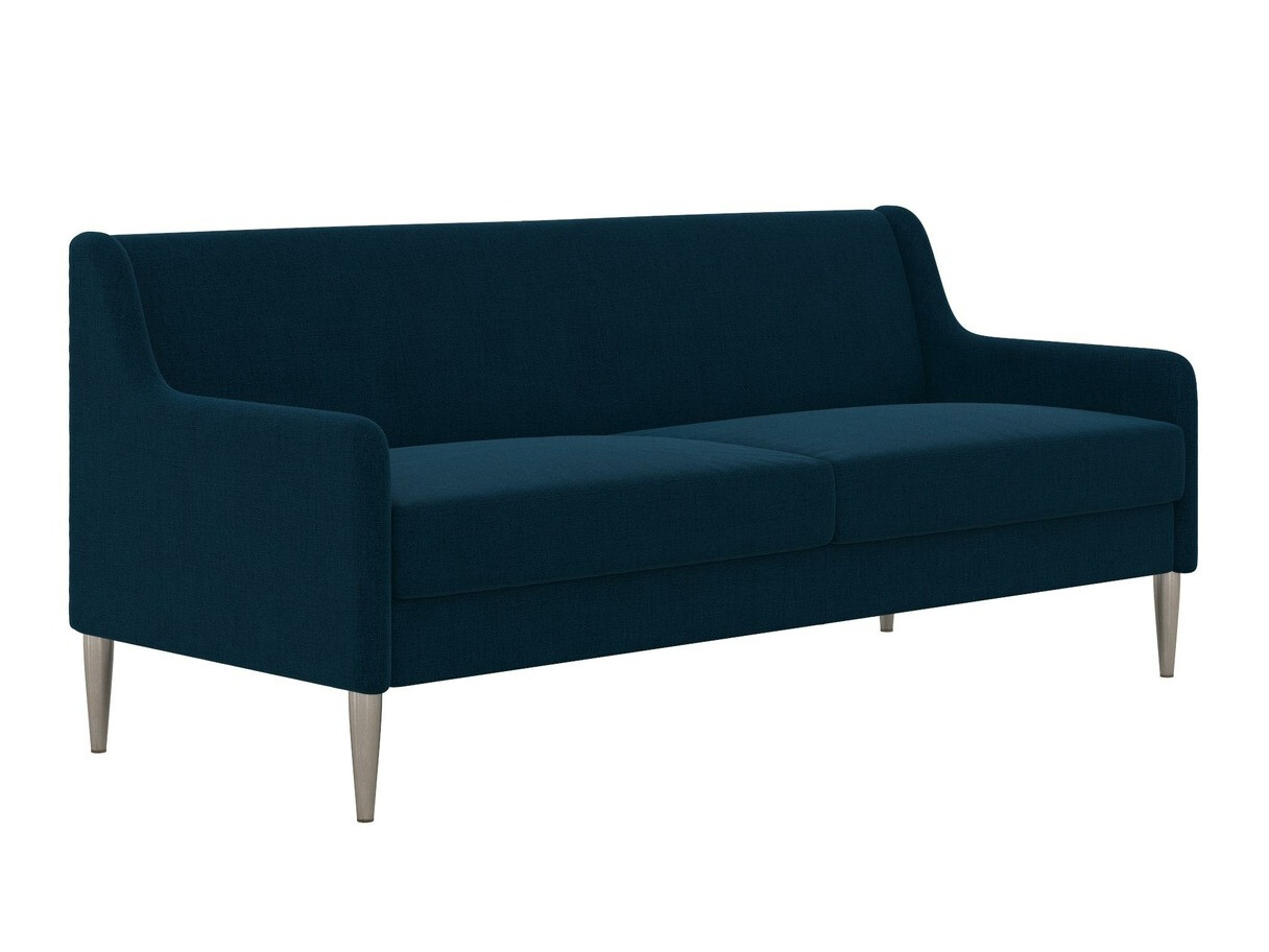 Canapea Tulsa 708 (Albastru + Argint)