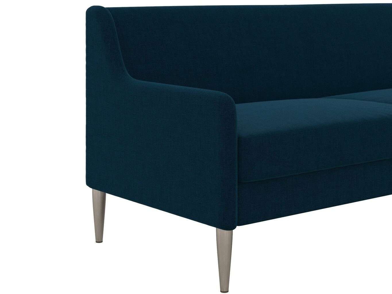 Canapea Tulsa 708 (Albastru + Argint)