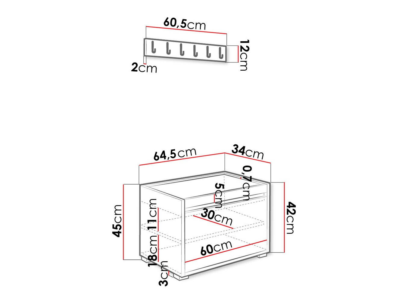Set de hol Comfivo Pinus V (Alb + Manila 04)