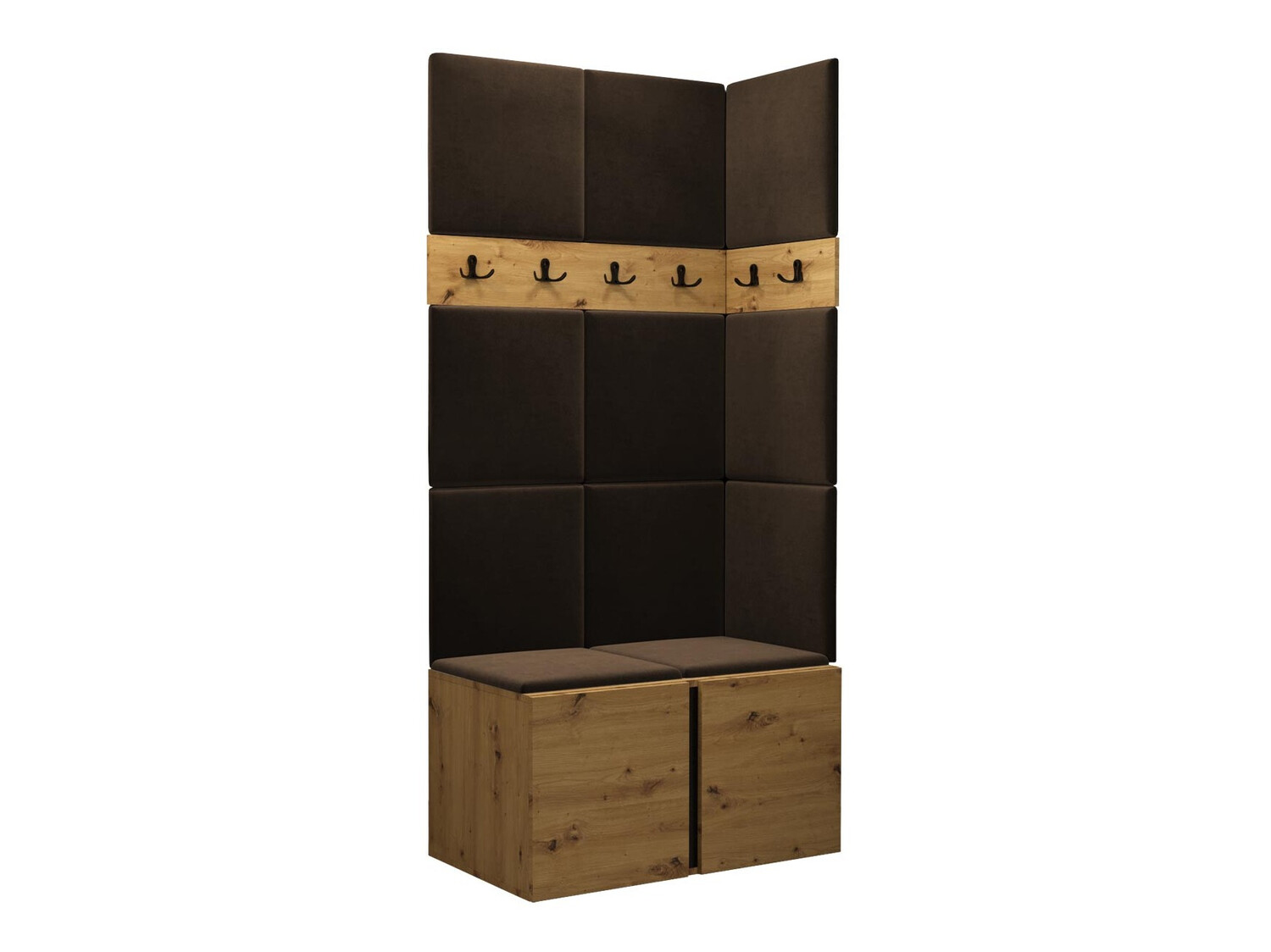 Set de hol Pinis I (Stejar artizan)