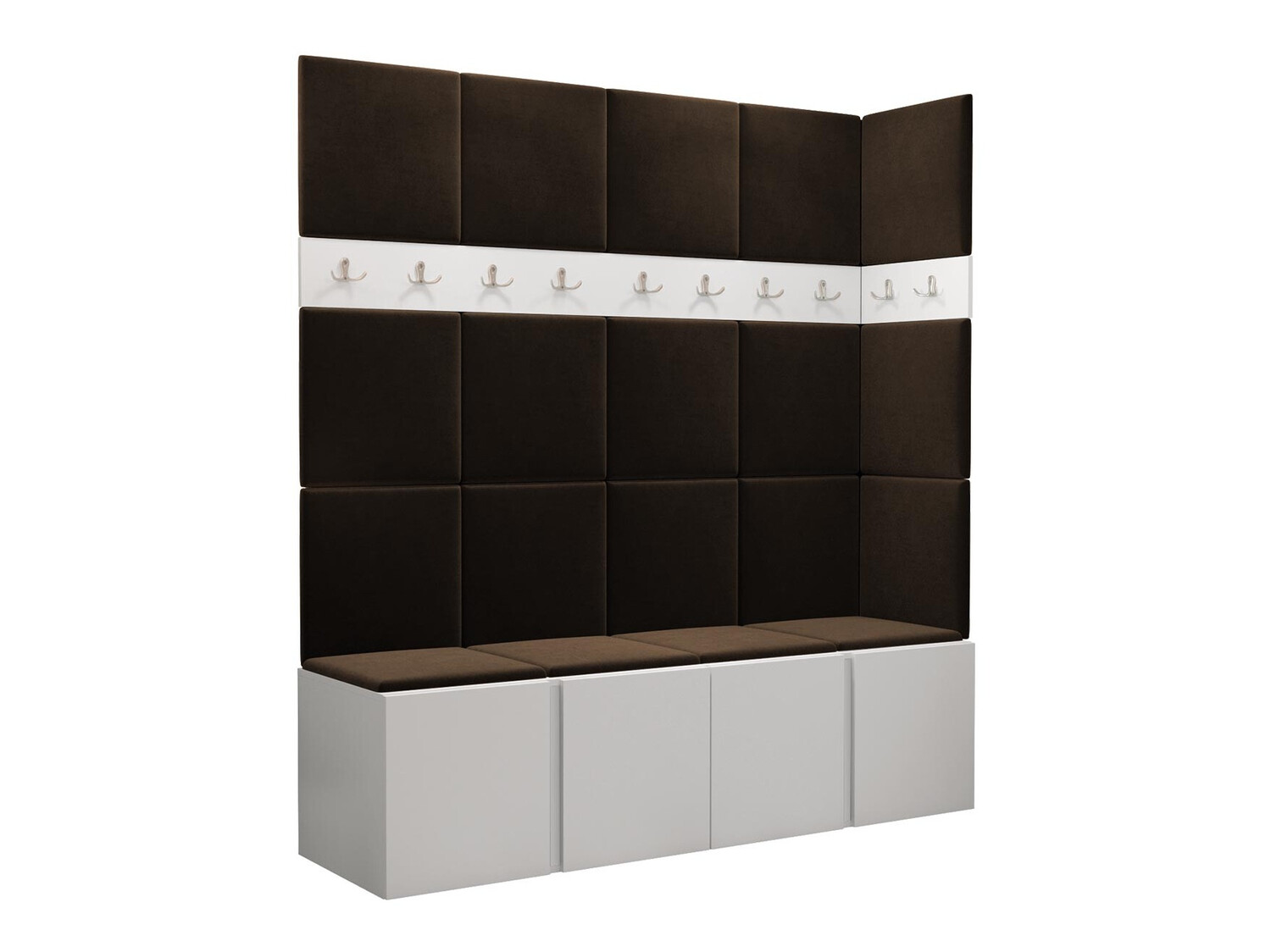 Set de hol Pinis II (Alb)