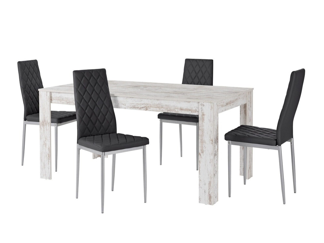 Set de mese Denton 602 (Negru + Argint)