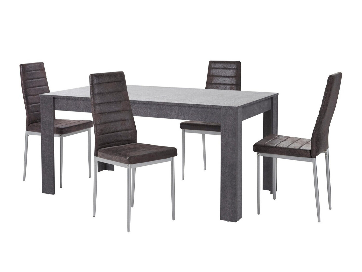 Set de mese Denton 605 (Antracit + Argint)