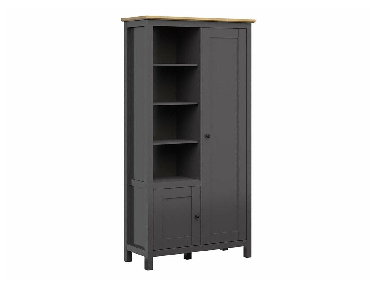 Dulap Sordoro 128 (Grafit + Stejar artizan)