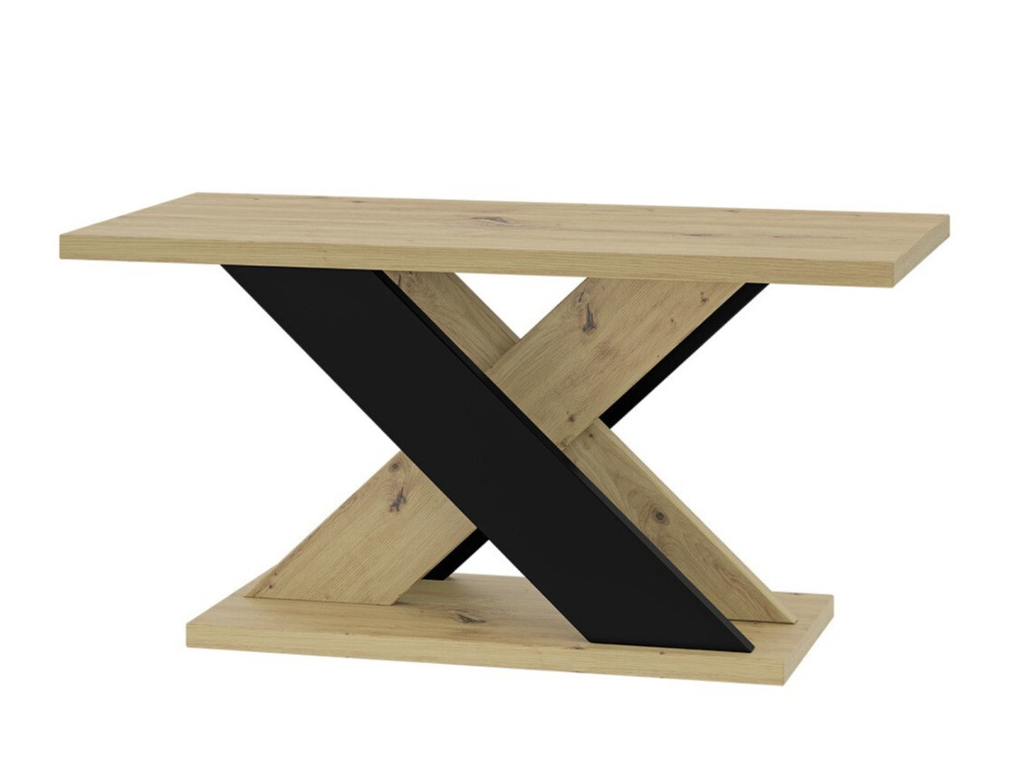 Măsuță de cafea Goodyear 116 (Stejar artizan + Negru)