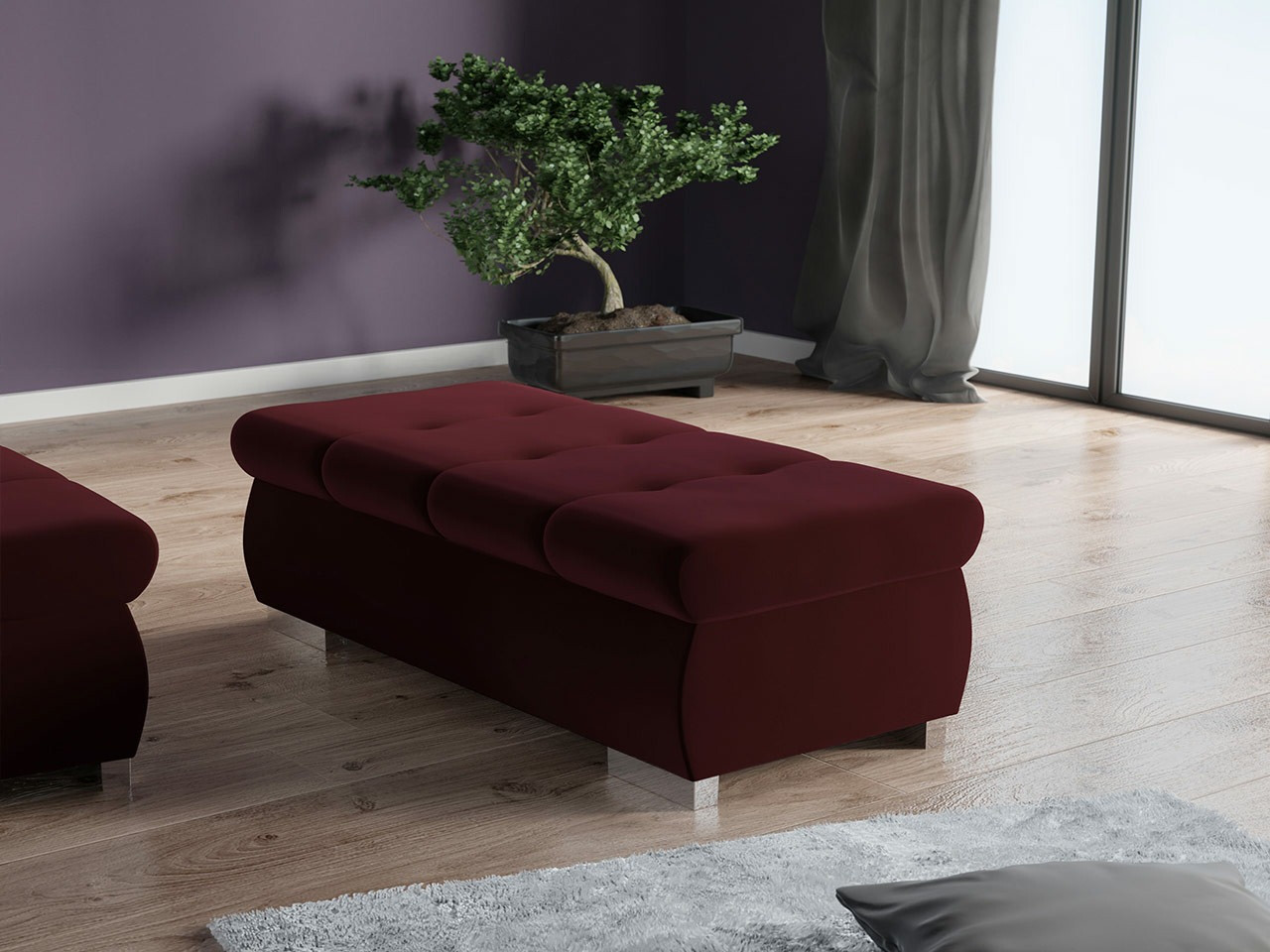 Bancă tapițată Comfivo 123 (Venus Velvet 2932)