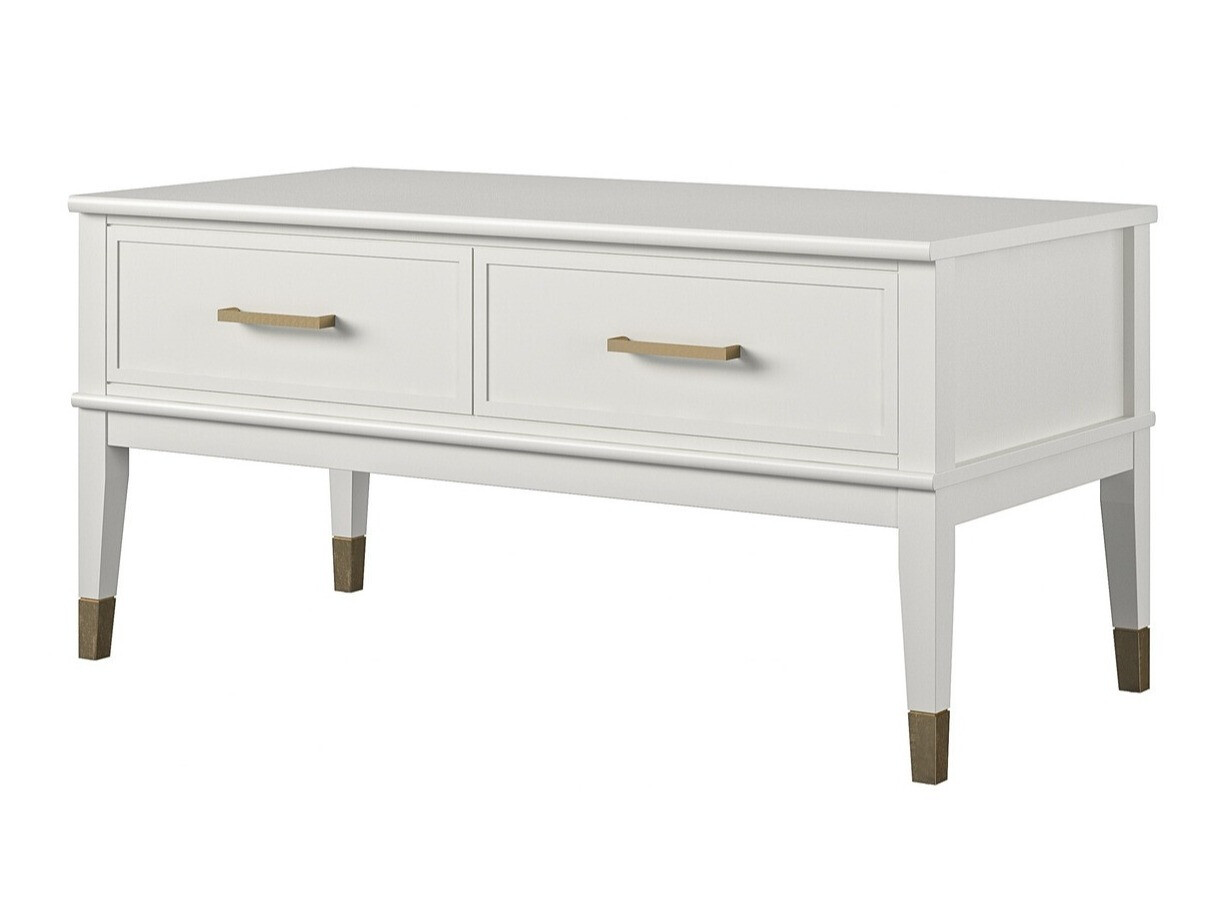 Masă de cafea rotativă CosmoLiving by Cosmopolitan Belromu 105 (Alb)