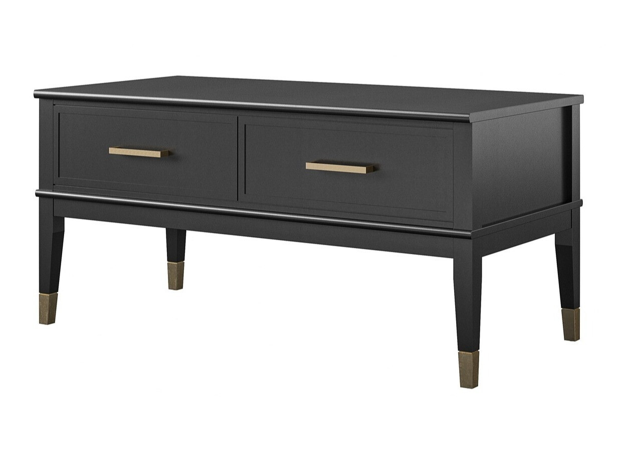 Masă de cafea rotativă CosmoLiving by Cosmopolitan Belromu 105 (Negru)