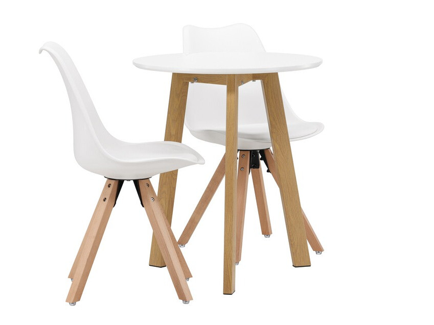 Set de mese Dallas 3781 (Alb + Maro deschis)