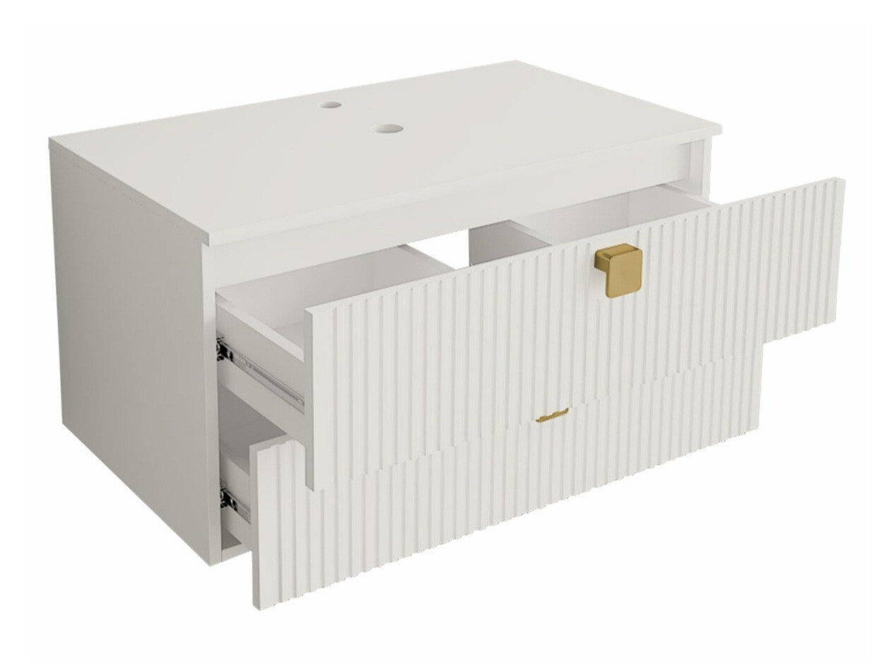 Cabinet atârnat pentru baie Orlvera 102 (Alb)