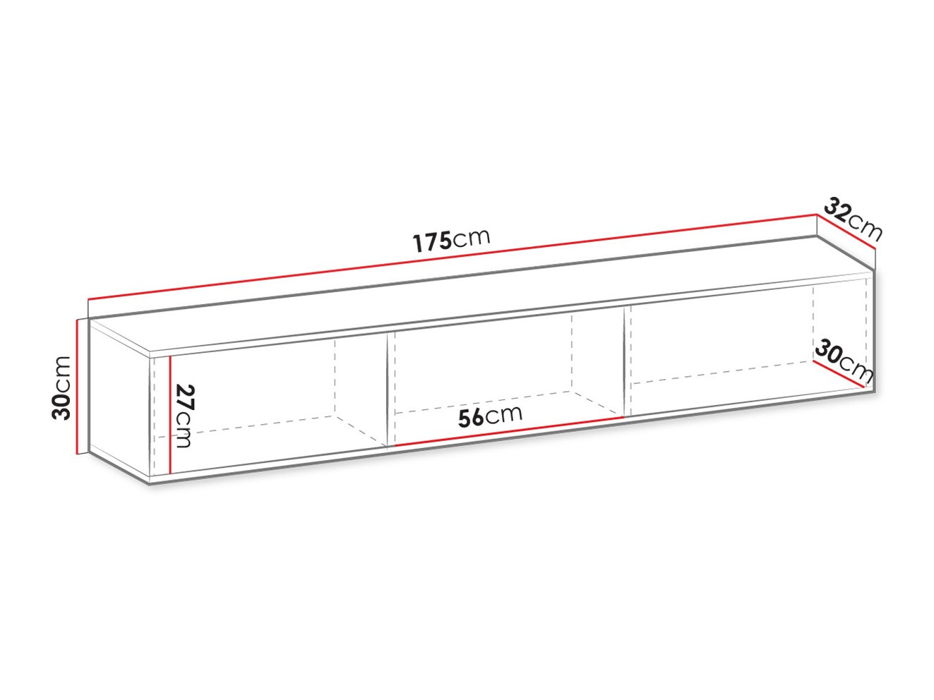 Comodă TV Felduno 100 (Crem + Auriu)