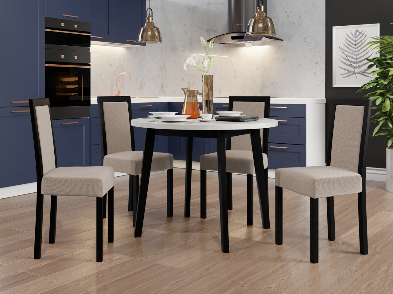 Set de dining Victorville 256 (Paros 2)