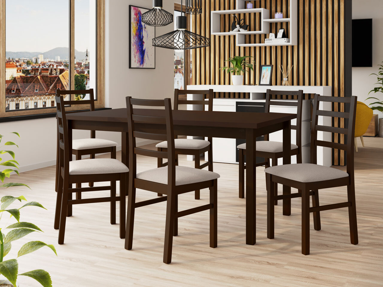 Set de dining Victorville 261 (Paros 2)