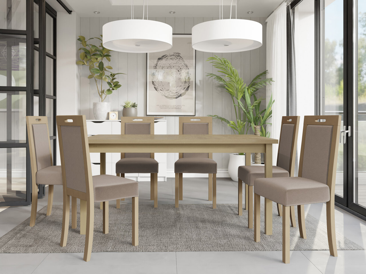 Set de dining Victorville 262 (Paros 2)