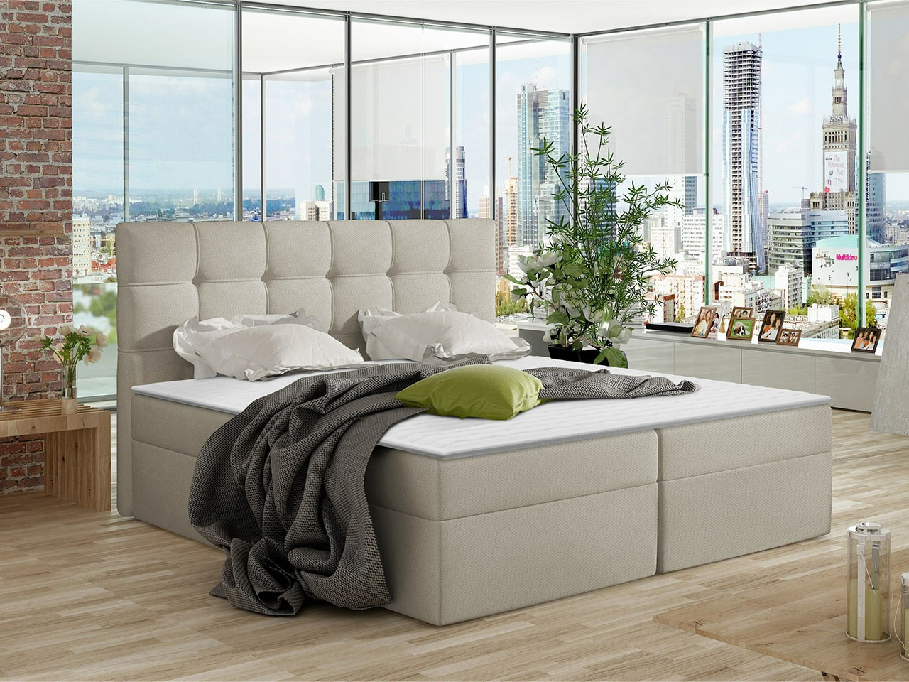 Pat boxspring Comfivo Gaudens (Paros 02)