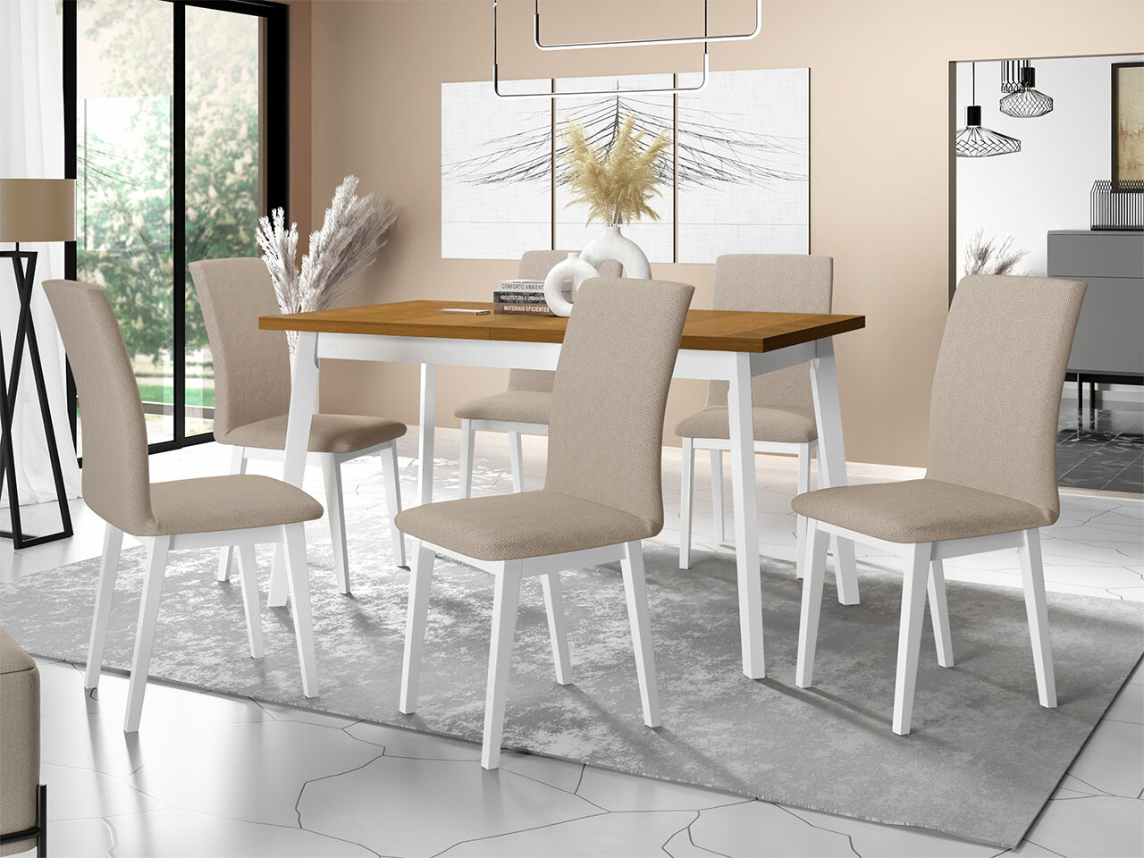 Set de dining Victorville 285 (Paros 2)