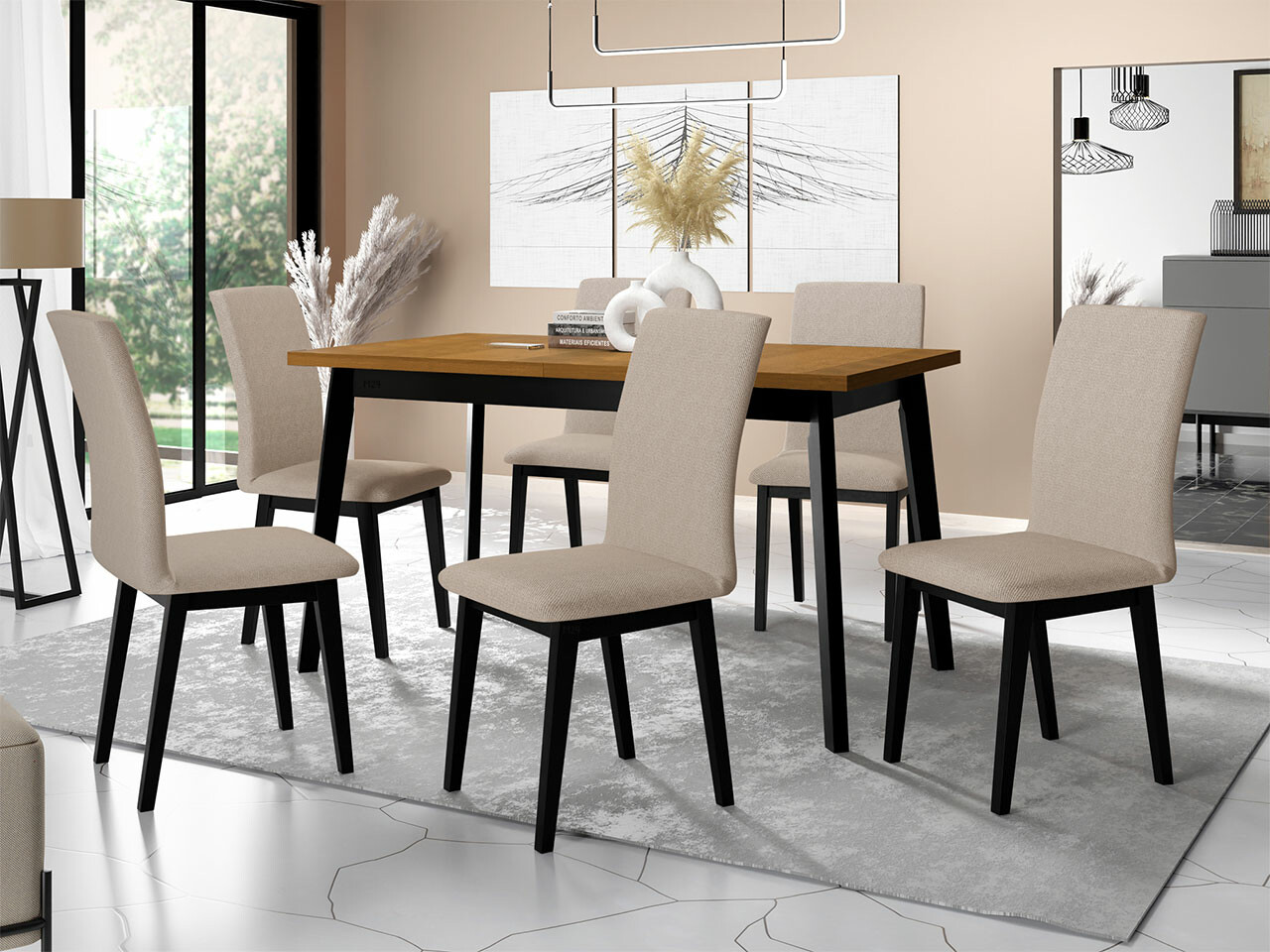 Set de dining Victorville 288 (Paros 2)