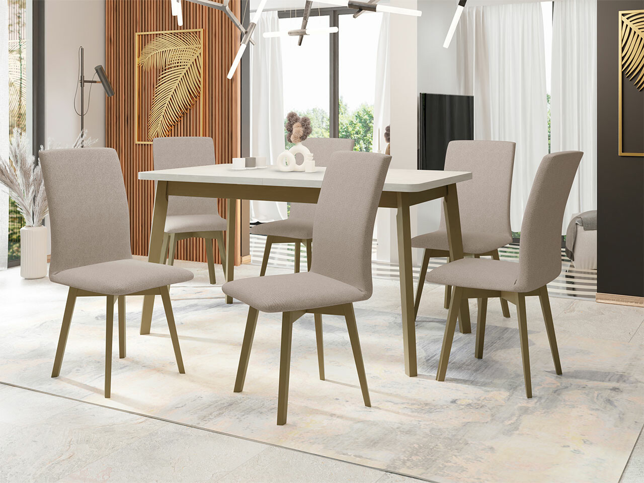 Set de dining Victorville 290 (Paros 2)