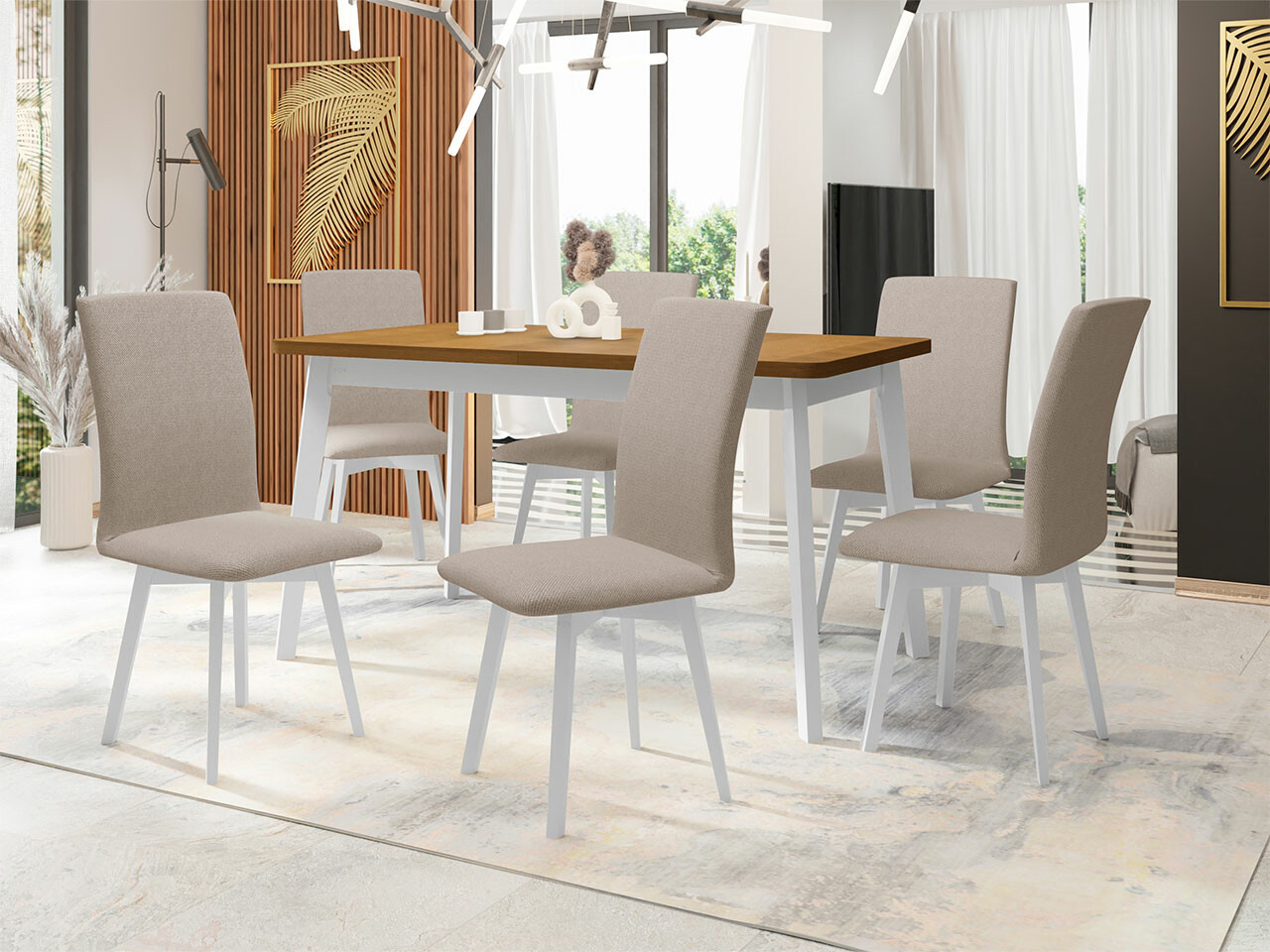 Set de dining Victorville 291 (Paros 2)